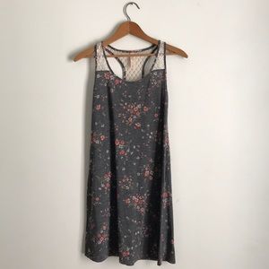 Lace & Flower Tank Dress/Sleep